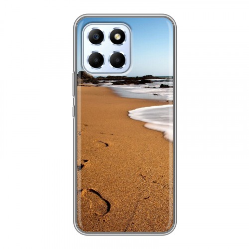 Дизайнерский силиконовый с усиленными углами чехол для Huawei Honor X6 пляж