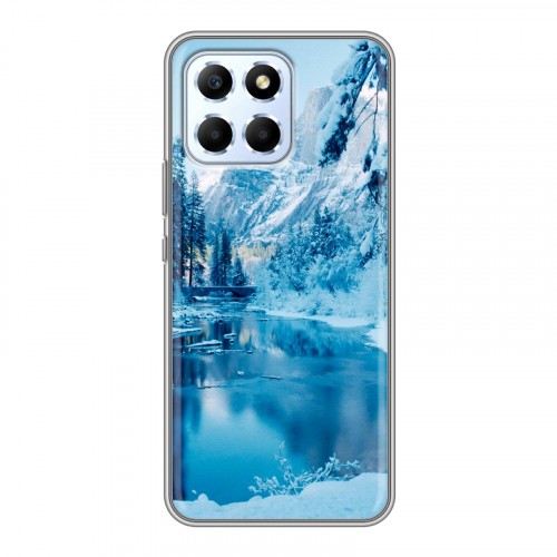 Дизайнерский силиконовый чехол для Huawei Honor X6 зима