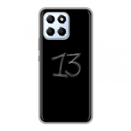 Дизайнерский пластиковый чехол для Huawei Honor X6 Черно и кратко