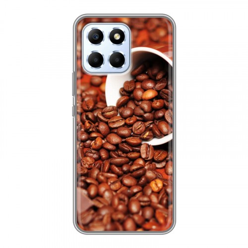 Дизайнерский силиконовый чехол для Huawei Honor X6 кофе текстуры