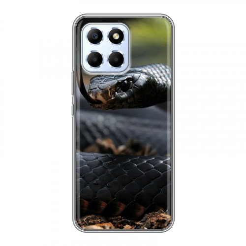 Дизайнерский силиконовый с усиленными углами чехол для Huawei Honor X6 Змеи