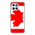 Дизайнерский силиконовый чехол для Huawei Honor X6 Флаг Канады