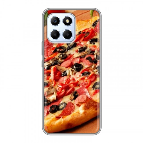 Дизайнерский силиконовый чехол для Huawei Honor X6 Пицца