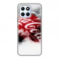 Дизайнерский пластиковый чехол для Huawei Honor X6 Coca-cola