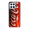 Дизайнерский силиконовый с усиленными углами чехол для Huawei Honor X6 Coca-cola