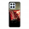 Дизайнерский пластиковый чехол для Huawei Honor X6 Coca-cola