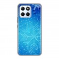 Дизайнерский силиконовый чехол для Huawei Honor X6 Снежинки
