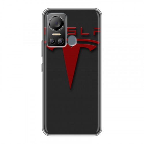 Дизайнерский силиконовый чехол для Itel Vision 5 Tesla