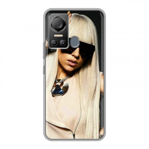 Дизайнерский силиконовый чехол для Itel Vision 5 Леди Гага