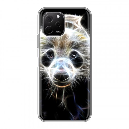 Дизайнерский силиконовый чехол для Huawei Nova Y61 Пламенные животные