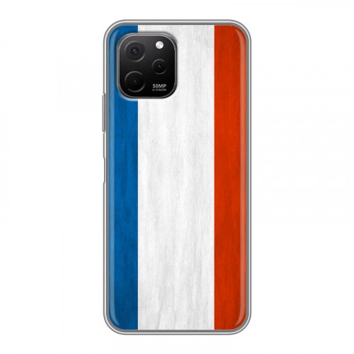 Дизайнерский силиконовый чехол для Huawei Nova Y61 Флаг Франции