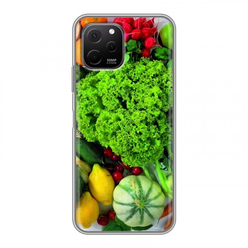 Дизайнерский силиконовый чехол для Huawei Nova Y61 Овощи