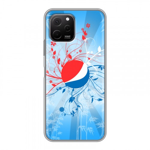 Дизайнерский силиконовый чехол для Huawei Nova Y61 Pepsi