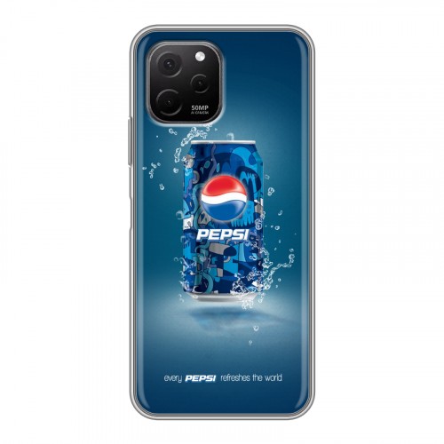 Дизайнерский силиконовый чехол для Huawei Nova Y61 Pepsi