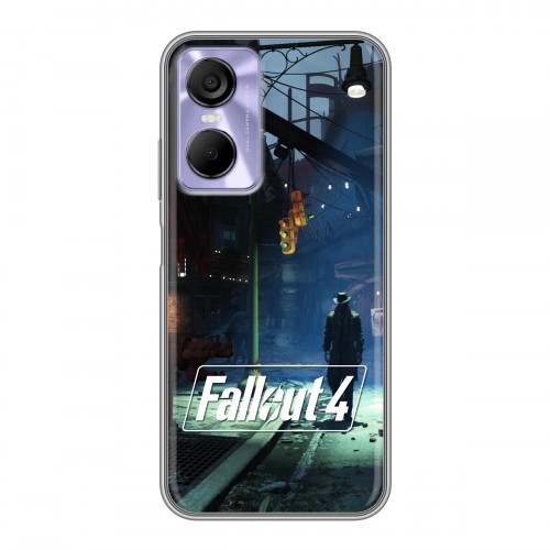 Дизайнерский силиконовый с усиленными углами чехол для Tecno Pop 6 Pro Fallout