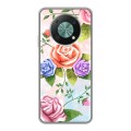 Дизайнерский силиконовый чехол для Huawei Nova Y90 Романтик цветы