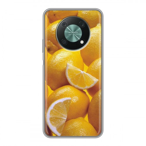 Дизайнерский силиконовый чехол для Huawei Nova Y90 Лимон