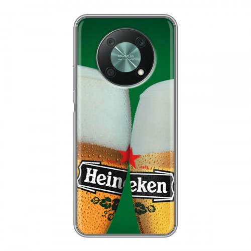 Дизайнерский силиконовый чехол для Huawei Nova Y90 Heineken