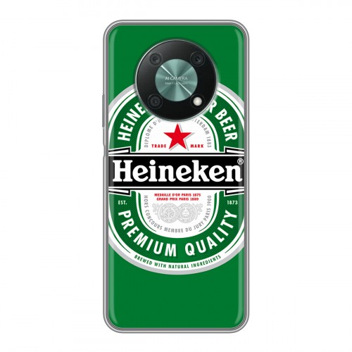 Дизайнерский силиконовый чехол для Huawei Nova Y90 Heineken