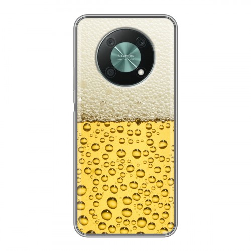 Дизайнерский силиконовый чехол для Huawei Nova Y90 Пузырьки пива