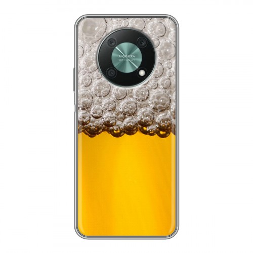Дизайнерский силиконовый чехол для Huawei Nova Y90 Пузырьки пива