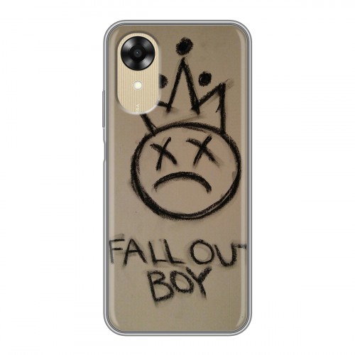 Дизайнерский силиконовый чехол для OPPO A17k Fall Out Boy