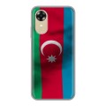 Дизайнерский силиконовый чехол для OPPO A17k Флаг Азербайджана