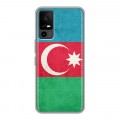 Дизайнерский силиконовый чехол для TCL 40R 5G Флаг Азербайджана