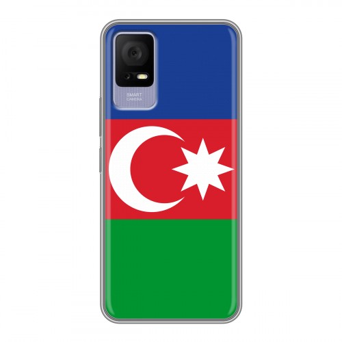 Дизайнерский силиконовый чехол для TCL 405 Флаг Азербайджана