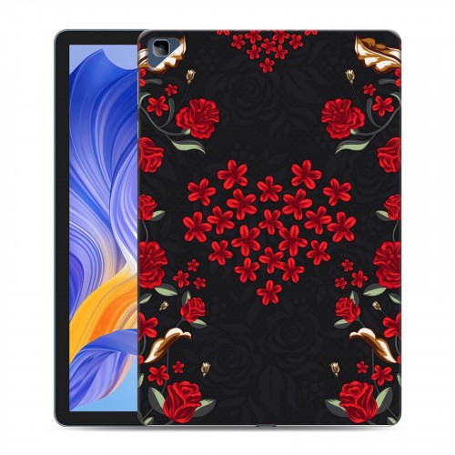 Дизайнерский силиконовый чехол для Huawei Honor Pad X8 Цветочный арт-деко
