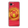 Дизайнерский силиконовый чехол для Realme C30s флаг Киргизии