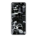 Дизайнерский силиконовый чехол для Realme C30s Коллаж