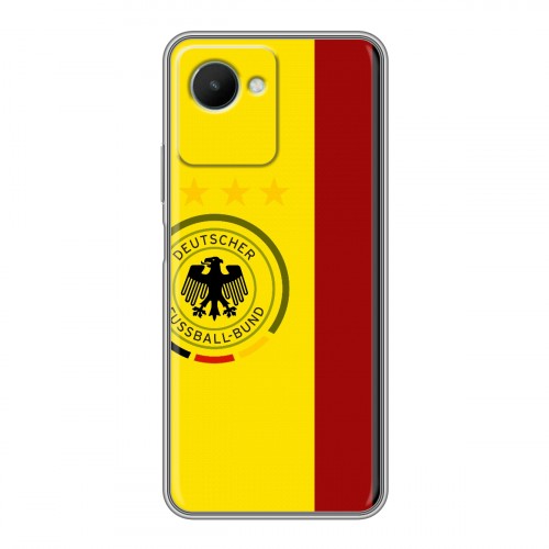 Дизайнерский силиконовый чехол для Realme C30s Флаг Германии