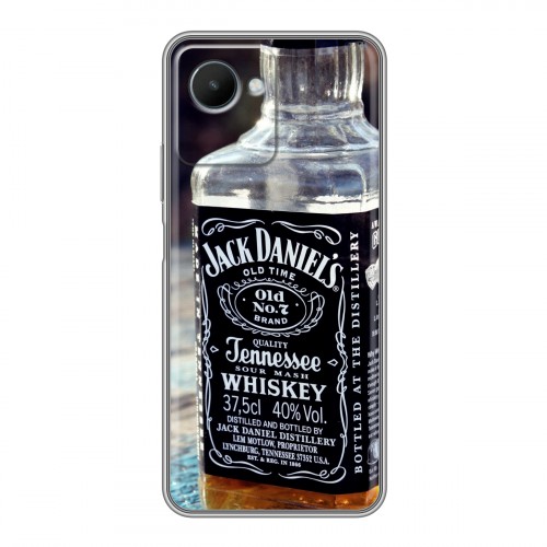 Дизайнерский силиконовый чехол для Realme C30s Jack Daniels