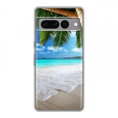 Дизайнерский силиконовый чехол для Google Pixel 7 Pro Пляж