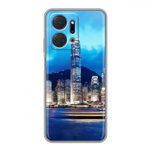 Дизайнерский пластиковый чехол для Huawei Honor X7a Гонконг
