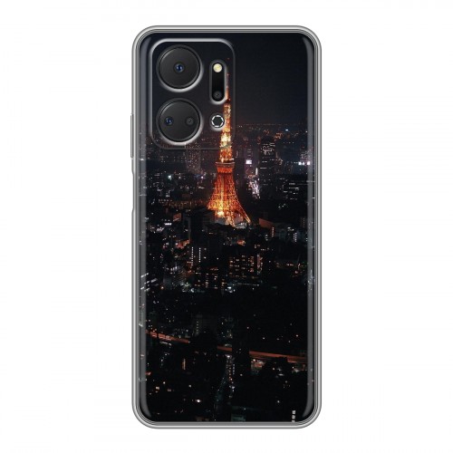 Дизайнерский силиконовый чехол для Huawei Honor X7a Токио