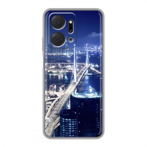 Дизайнерский силиконовый чехол для Huawei Honor X7a Гонконг
