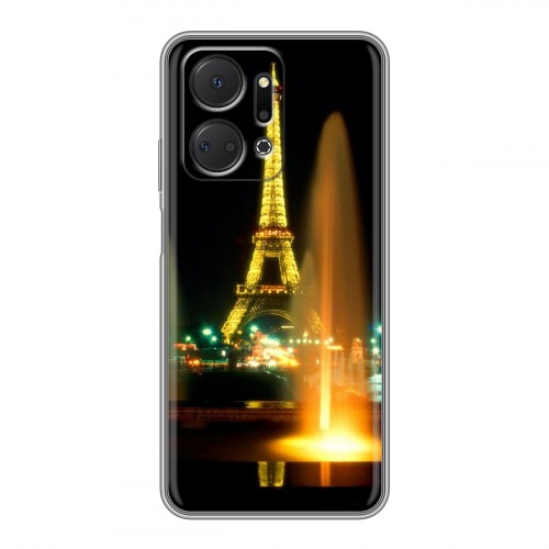 Дизайнерский силиконовый чехол для Huawei Honor X7a Париж
