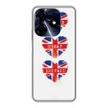 Дизайнерский силиконовый чехол для Tecno Spark 10 Pro British love