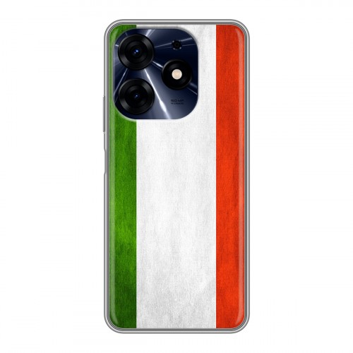 Дизайнерский силиконовый чехол для Tecno Spark 10 Pro Флаг Италии
