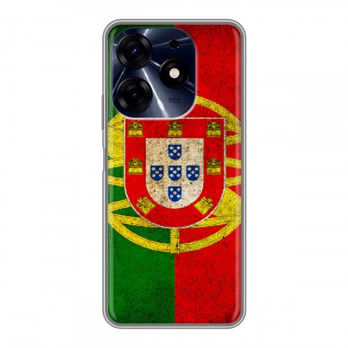 Дизайнерский силиконовый чехол для Tecno Spark 10 Pro Флаг Португалии