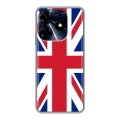 Дизайнерский силиконовый чехол для Tecno Spark 10 Pro Флаг Британии