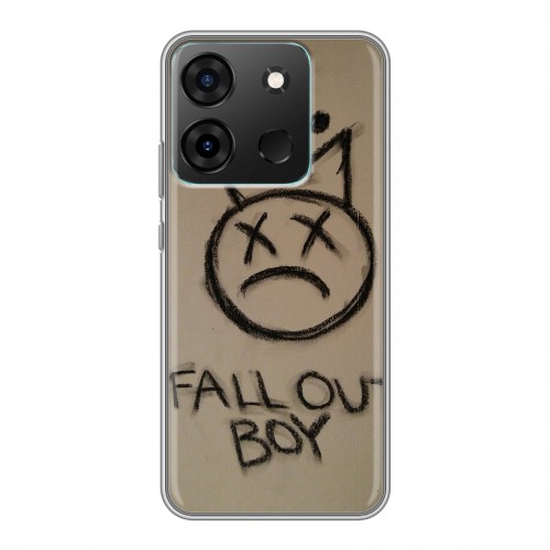Дизайнерский силиконовый чехол для Infinix Smart 7 Fall Out Boy
