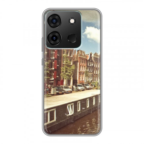 Дизайнерский силиконовый чехол для Infinix Smart 7 амстердам