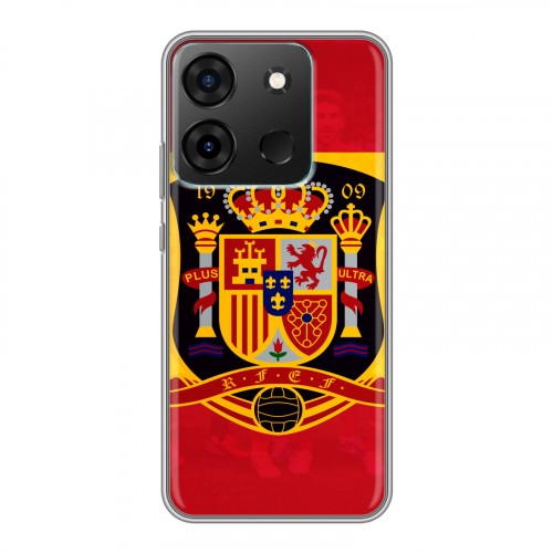 Дизайнерский силиконовый чехол для Infinix Smart 7 флаг Испании