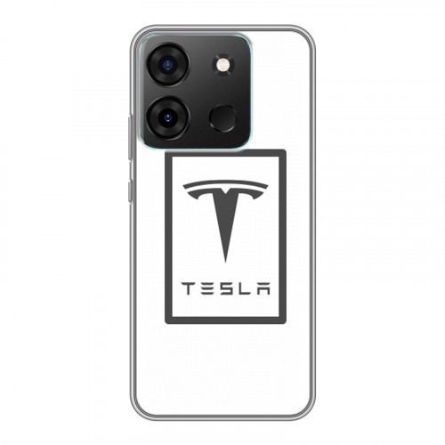 Дизайнерский силиконовый чехол для Infinix Smart 7 Tesla