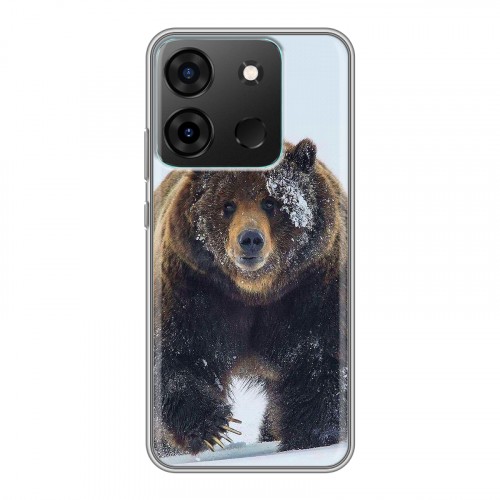 Дизайнерский силиконовый чехол для Infinix Smart 7 Медведь