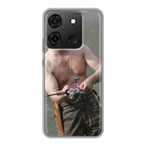 Дизайнерский силиконовый чехол для Infinix Smart 7 В.В.Путин