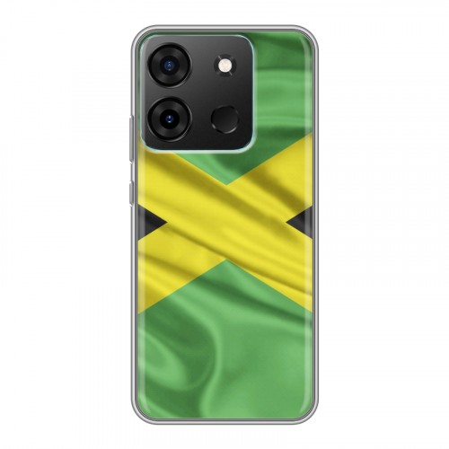 Дизайнерский силиконовый чехол для Infinix Smart 7 Флаг Ямайки